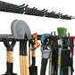 Garage Tool Organizer Wall Mount, 64", 4 Racks 8 Hooks, 400 lbs