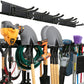 Garage Tool Organizer Wall Mount, 48", 3 Racks 6 Hooks, 300 lbs